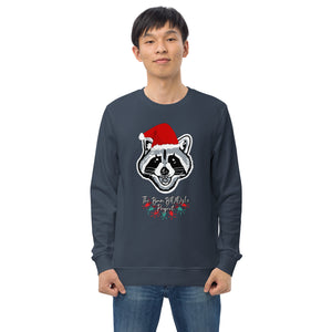 Scooter Christmas Unisex Organic Sweatshirt