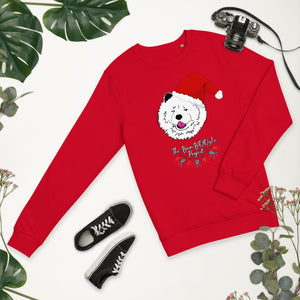 Chimmie Chow Christmas Unisex Organic Sweatshirt