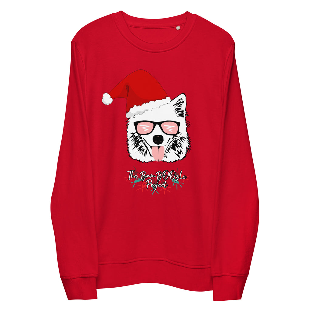 Boo Christmas Unisex Organic Sweatshirt