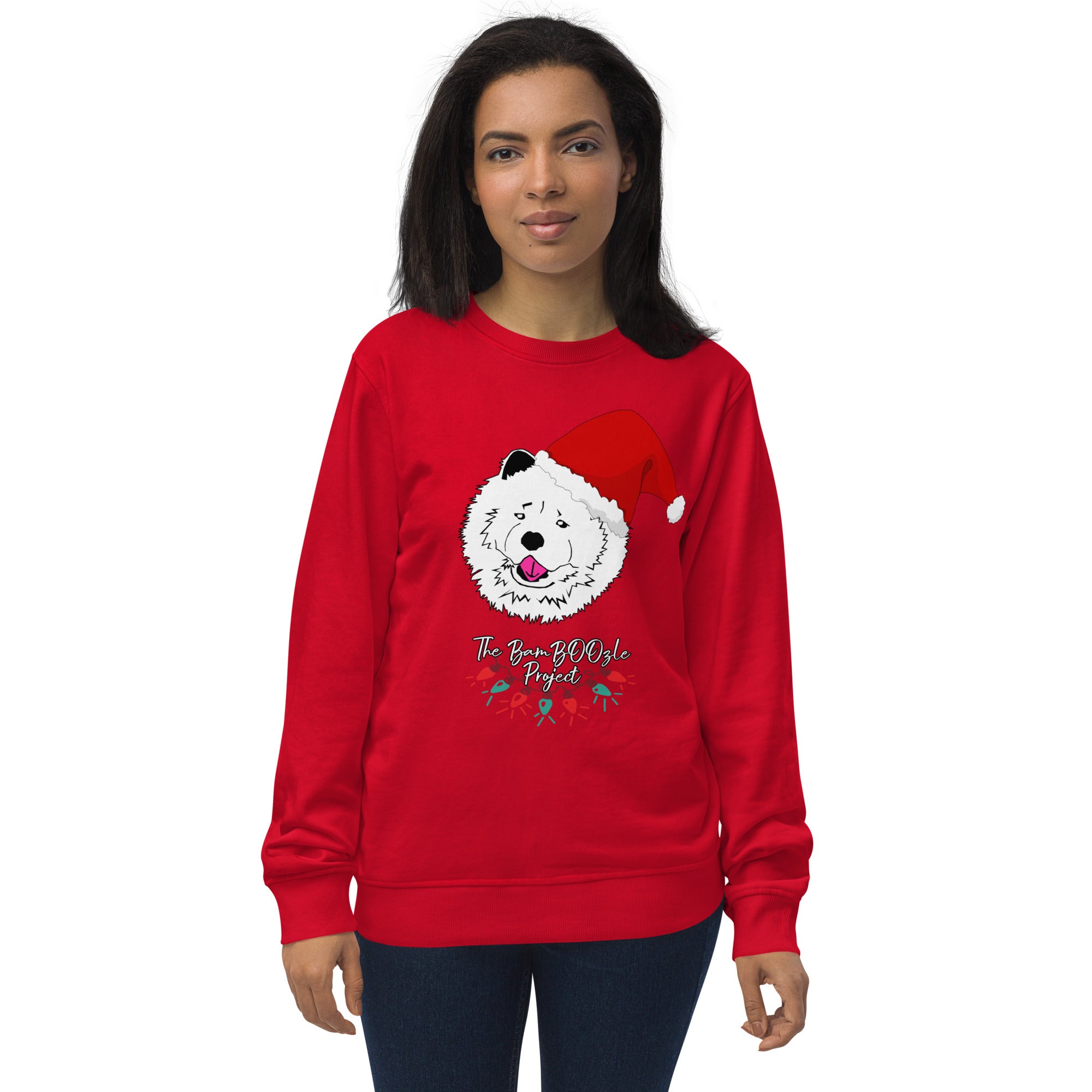 Chimmie Chow Christmas Unisex Organic Sweatshirt