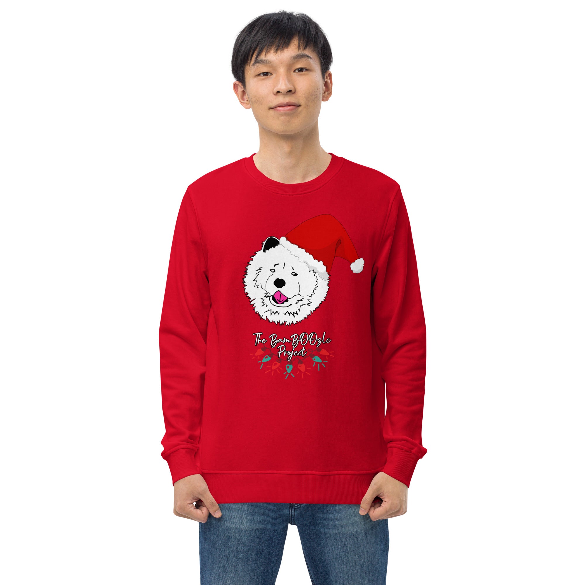 Chimmie Chow Christmas Unisex Organic Sweatshirt