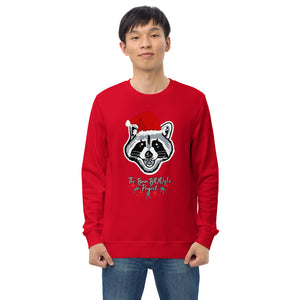 Scooter Christmas Unisex Organic Sweatshirt