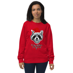 Scooter Christmas Unisex Organic Sweatshirt