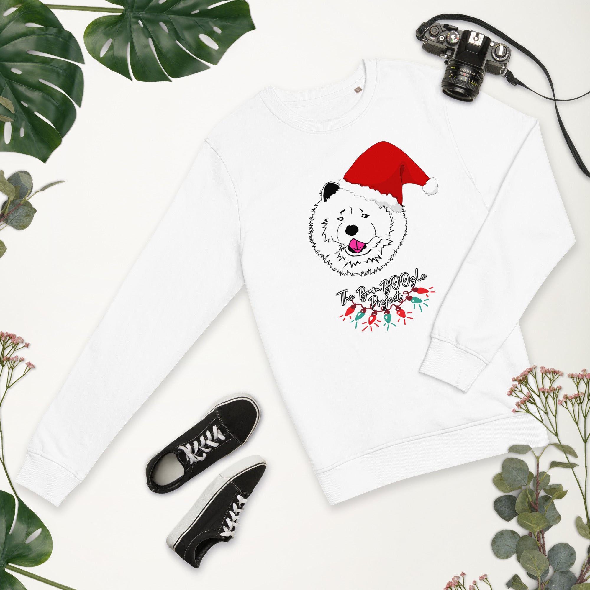 Chimmie Chow Christmas Unisex Organic Sweatshirt