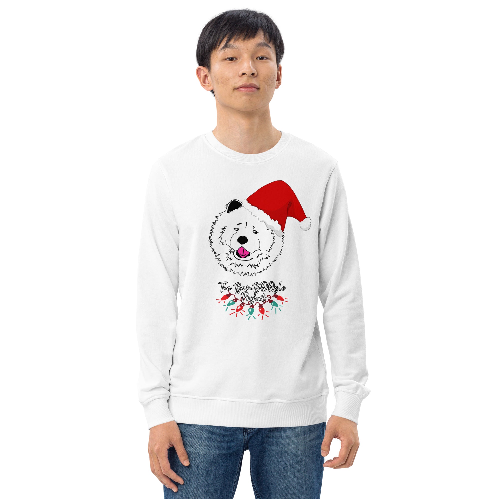 Chimmie Chow Christmas Unisex Organic Sweatshirt