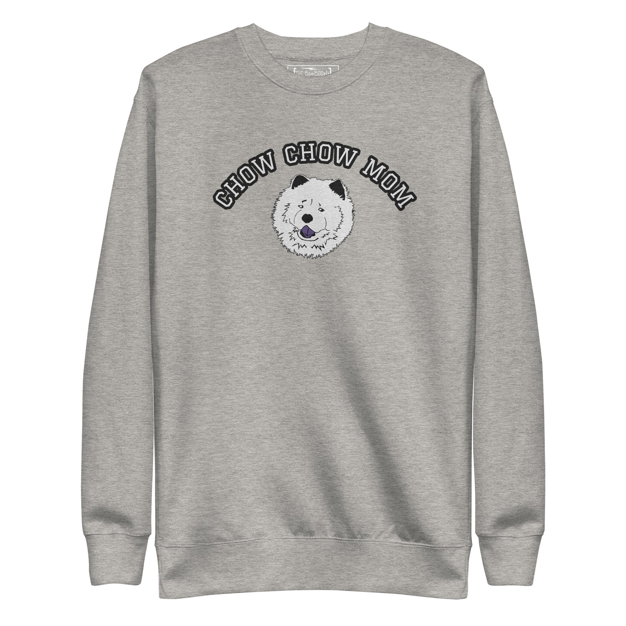 Chow Chow Mom Unisex Embroidered Sweatshirt