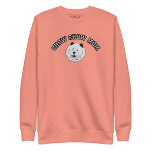 Chow Chow Mom Unisex Embroidered Sweatshirt