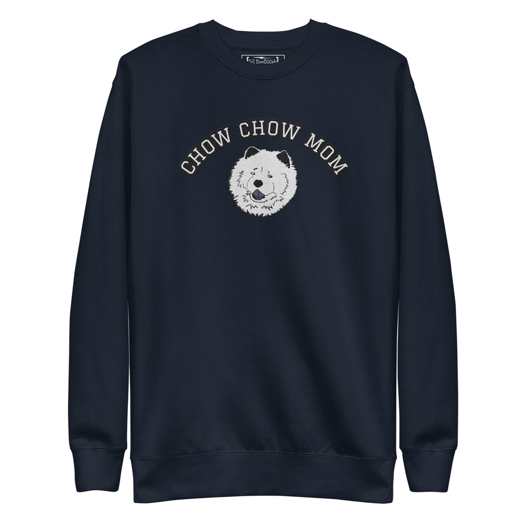 Chow Chow Mom Unisex Embroidered Sweatshirt