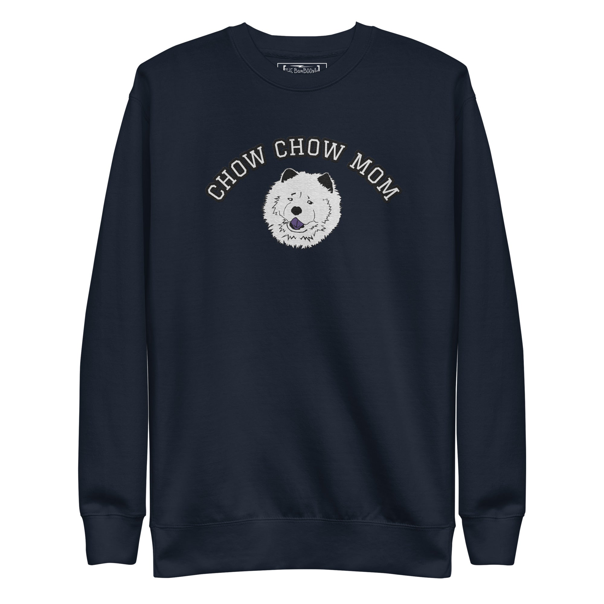 Chow Chow Mom Unisex Embroidered Sweatshirt