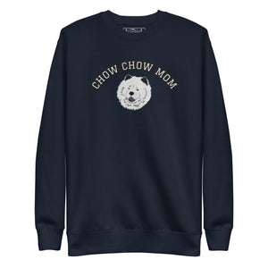 Chow Chow Mom Unisex Embroidered Sweatshirt