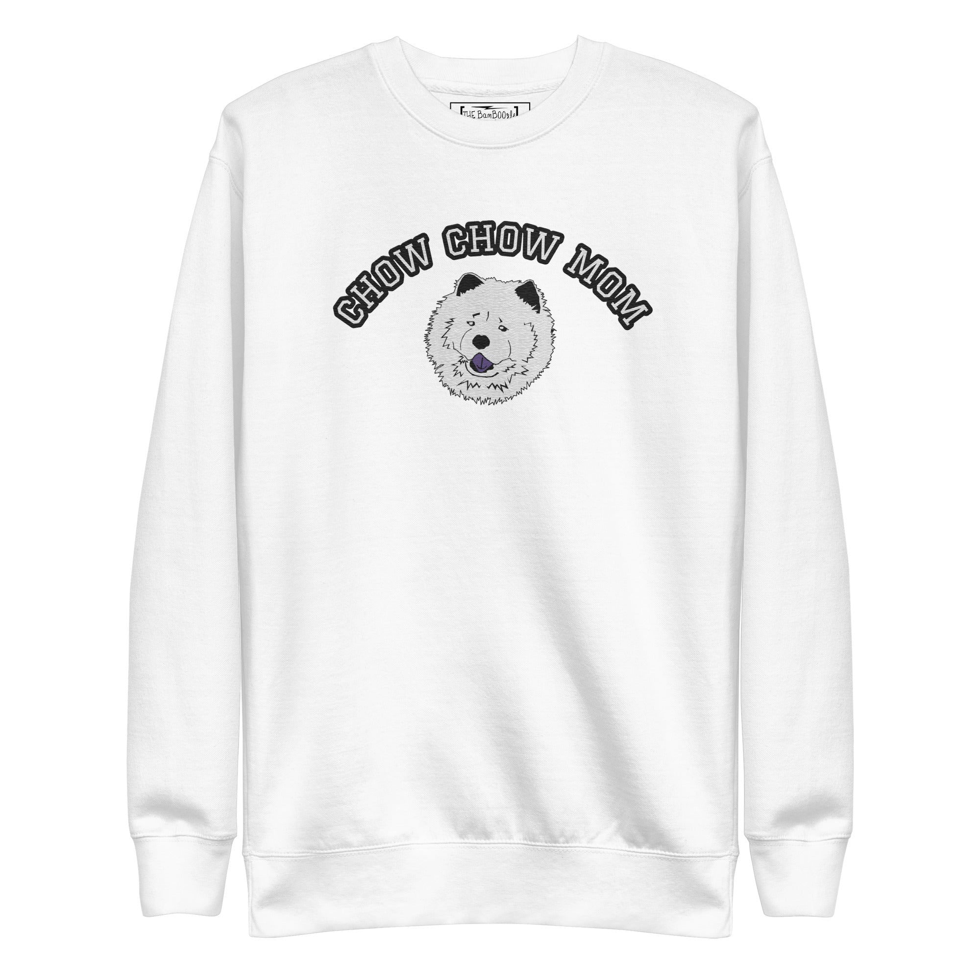 Chow Chow Mom Unisex Embroidered Sweatshirt