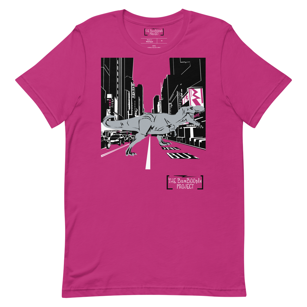 T-Rex in Times Square Unisex t-shirt