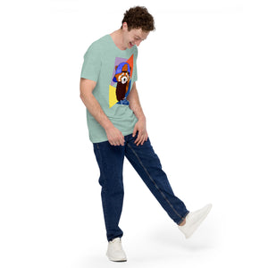 Rad Panda Art Unisex T-shirt