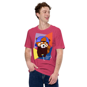 Rad Panda Art Unisex T-shirt