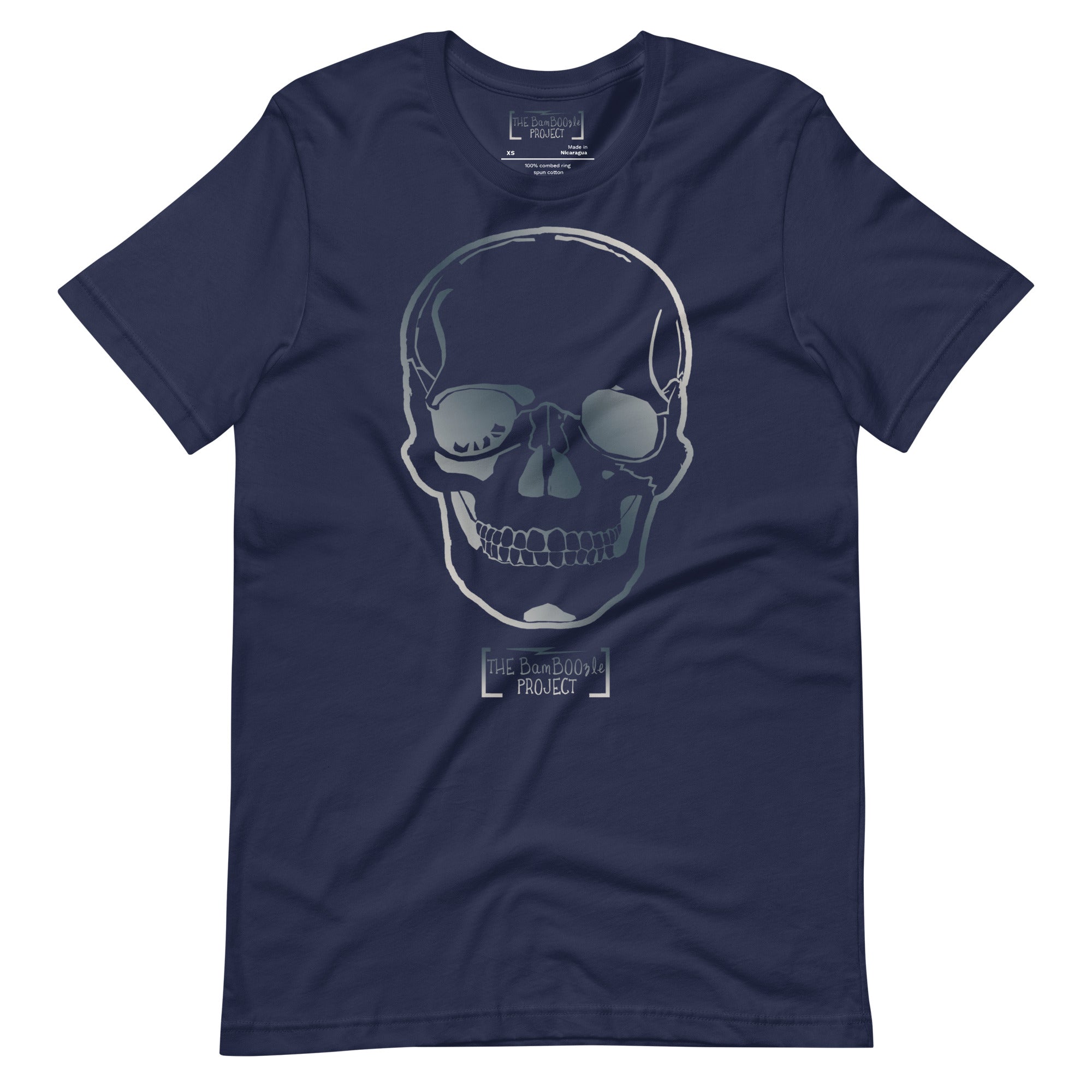 Skull Crusher Silver Unisex T-shirt – The BamBoozle Project