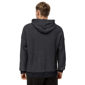 Lightning Unisex sueded fleece hoodie