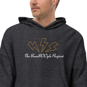 Lightning Unisex sueded fleece hoodie