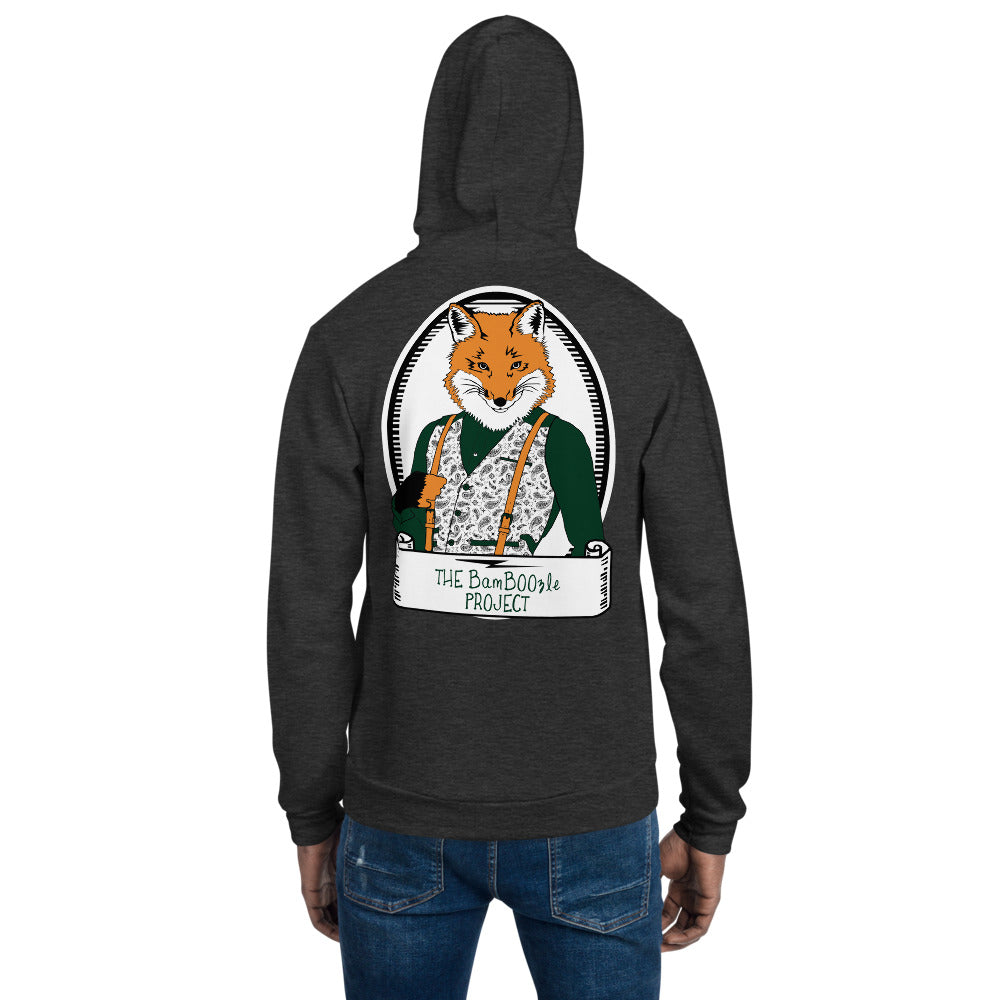 Gentleman Fox Unisex Zip-up Hoodie