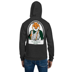 Gentleman Fox Unisex Zip-up Hoodie