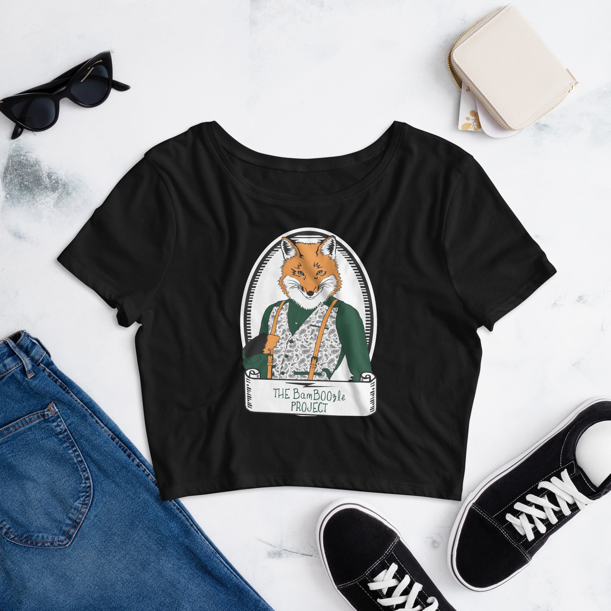 Gentleman Fox Crop Top