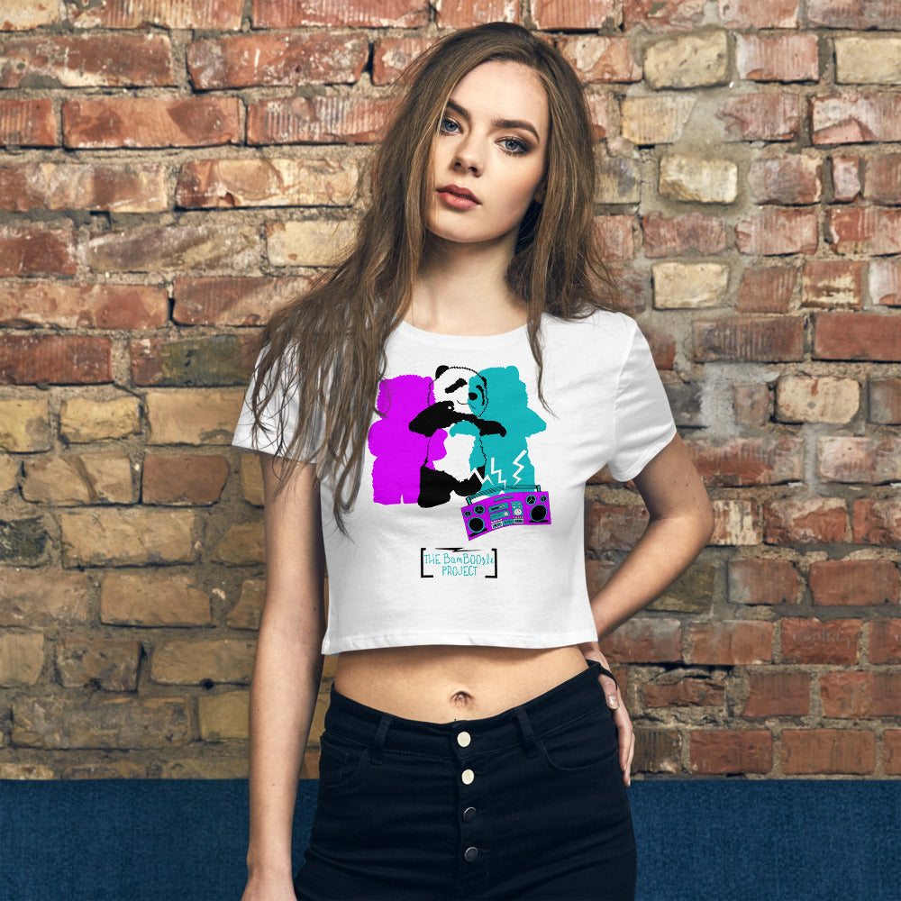 Women’s Bad Panda Crop Tee