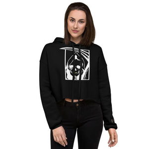 Women's Gold Tooth Reaper Crop Hoodie
