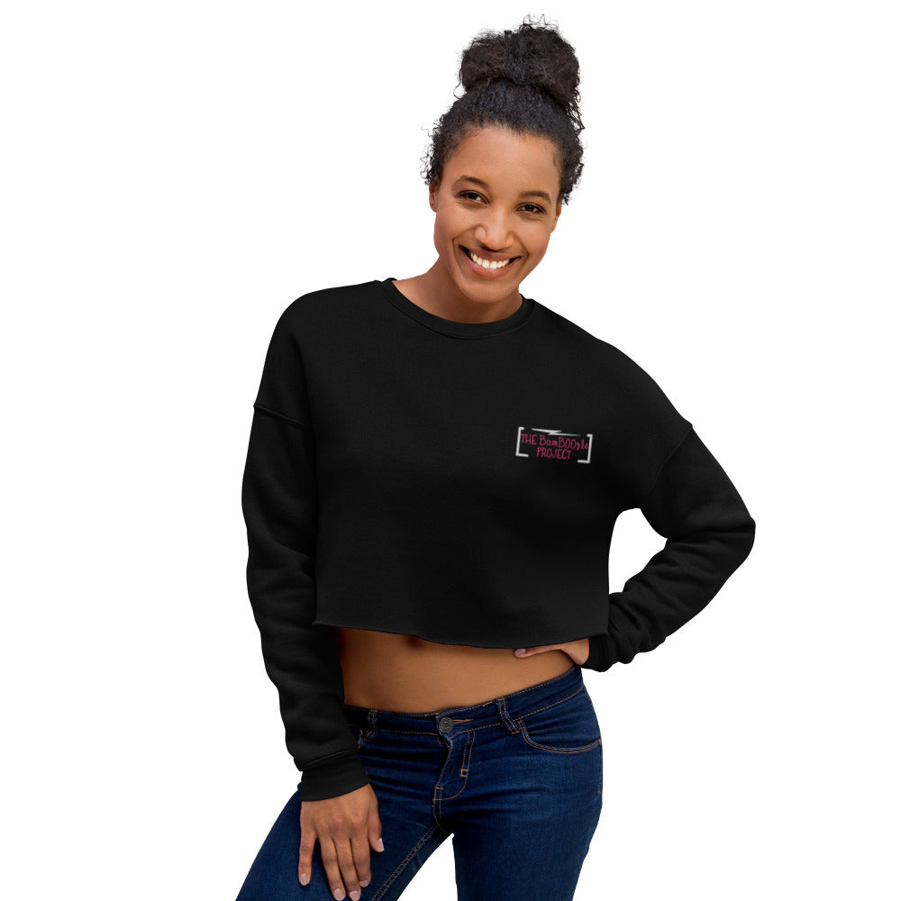 BamBOOzle Project Embroidered Crop Sweatshirt