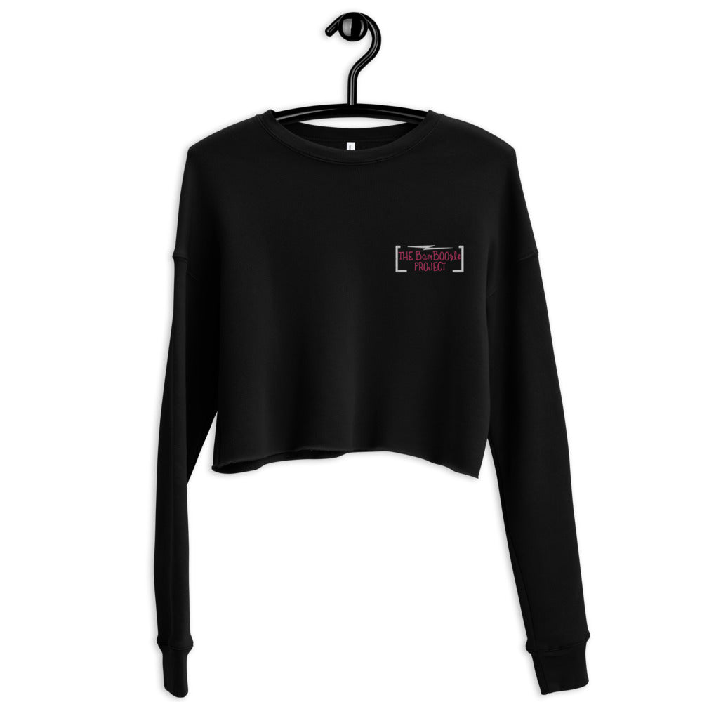BamBOOzle Project Embroidered Crop Sweatshirt