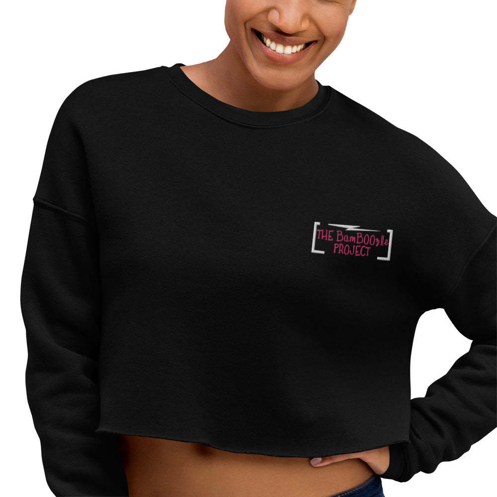 BamBOOzle Project Embroidered Crop Sweatshirt
