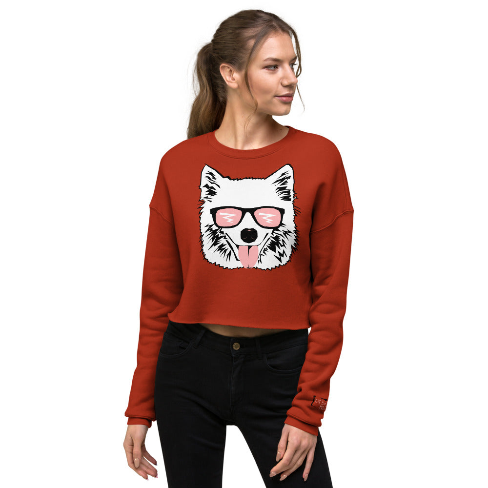 BamBoozle Bear Crop Sweatshirt