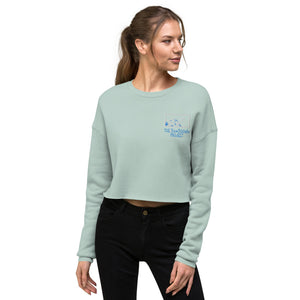 Robot Karaoke Embroidered Crop Sweatshirt