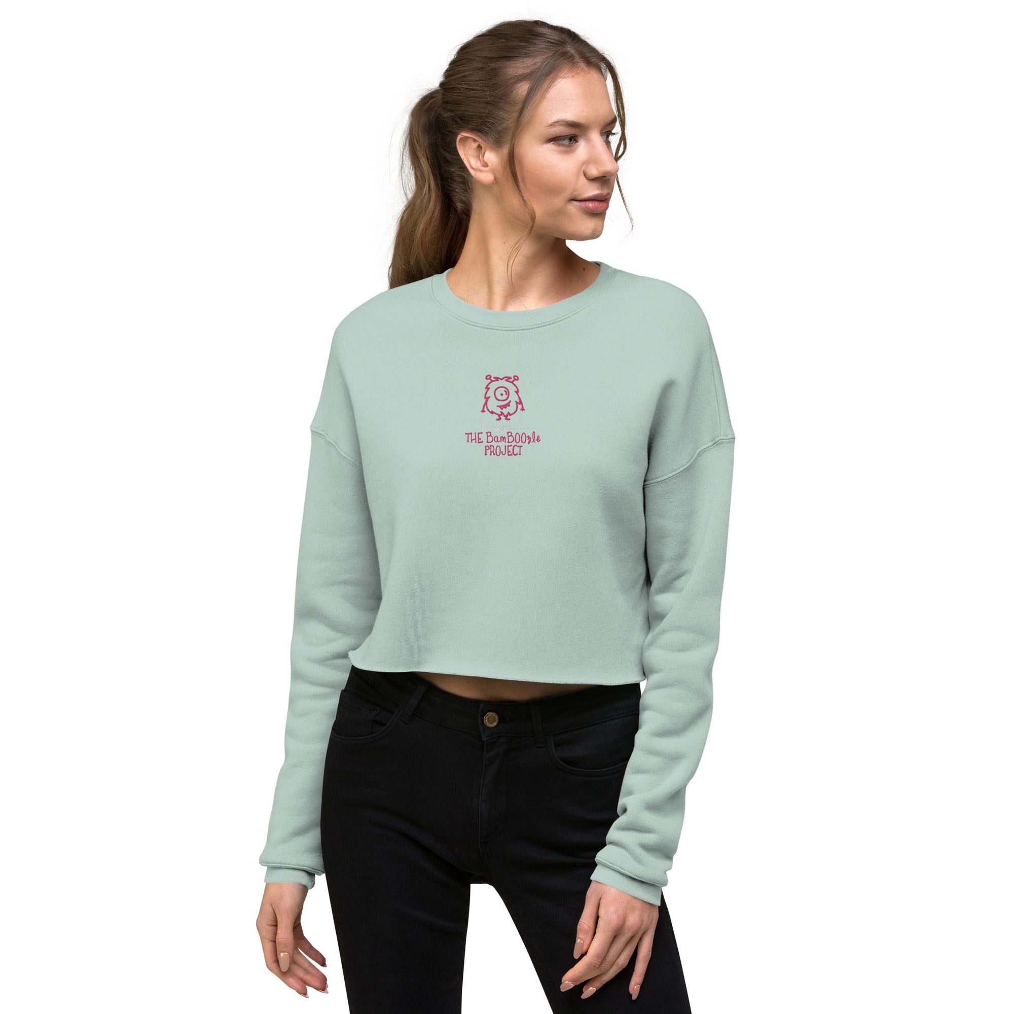 One Eyed Cutie Pie Crop Sweatshirt