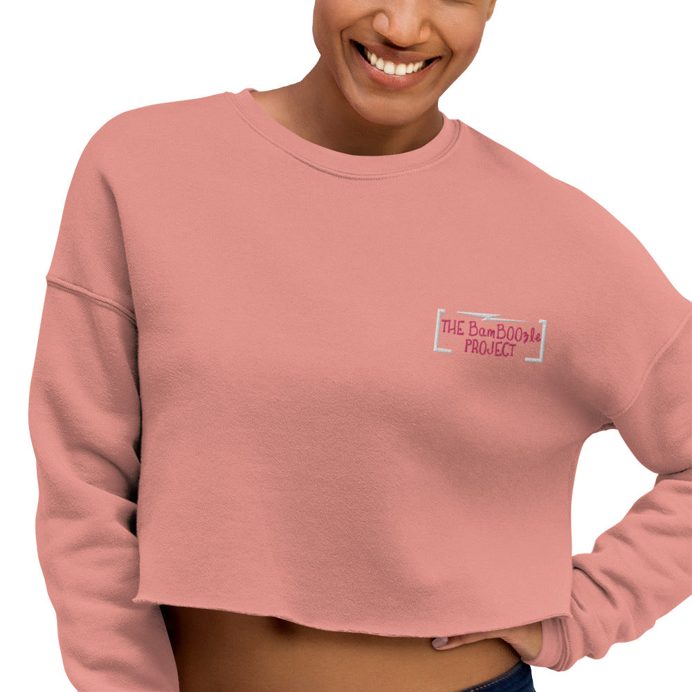 BamBOOzle Project Embroidered Crop Sweatshirt