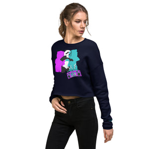 Women's Bad Panda Crop Sweatshirt
