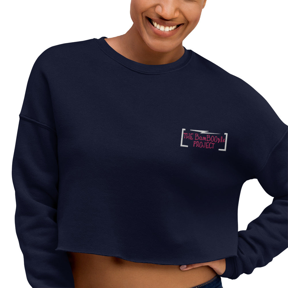 BamBOOzle Project Embroidered Crop Sweatshirt