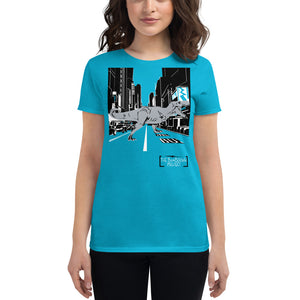 Women's T-Rex in Times Square T-shirt