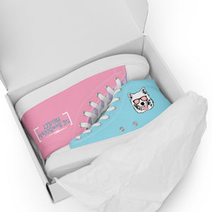 Cotton Candy Boo's Women’s High Top Canvas Shoes