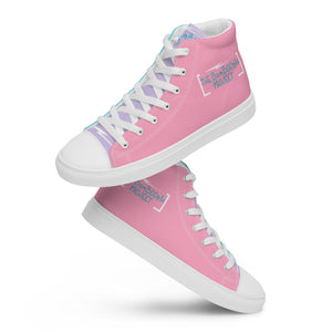 Cotton Candy Boo's Women’s High Top Canvas Shoes