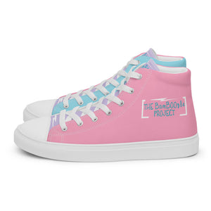 Cotton Candy Boo's Women’s High Top Canvas Shoes