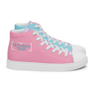 Cotton Candy Boo's Women’s High Top Canvas Shoes