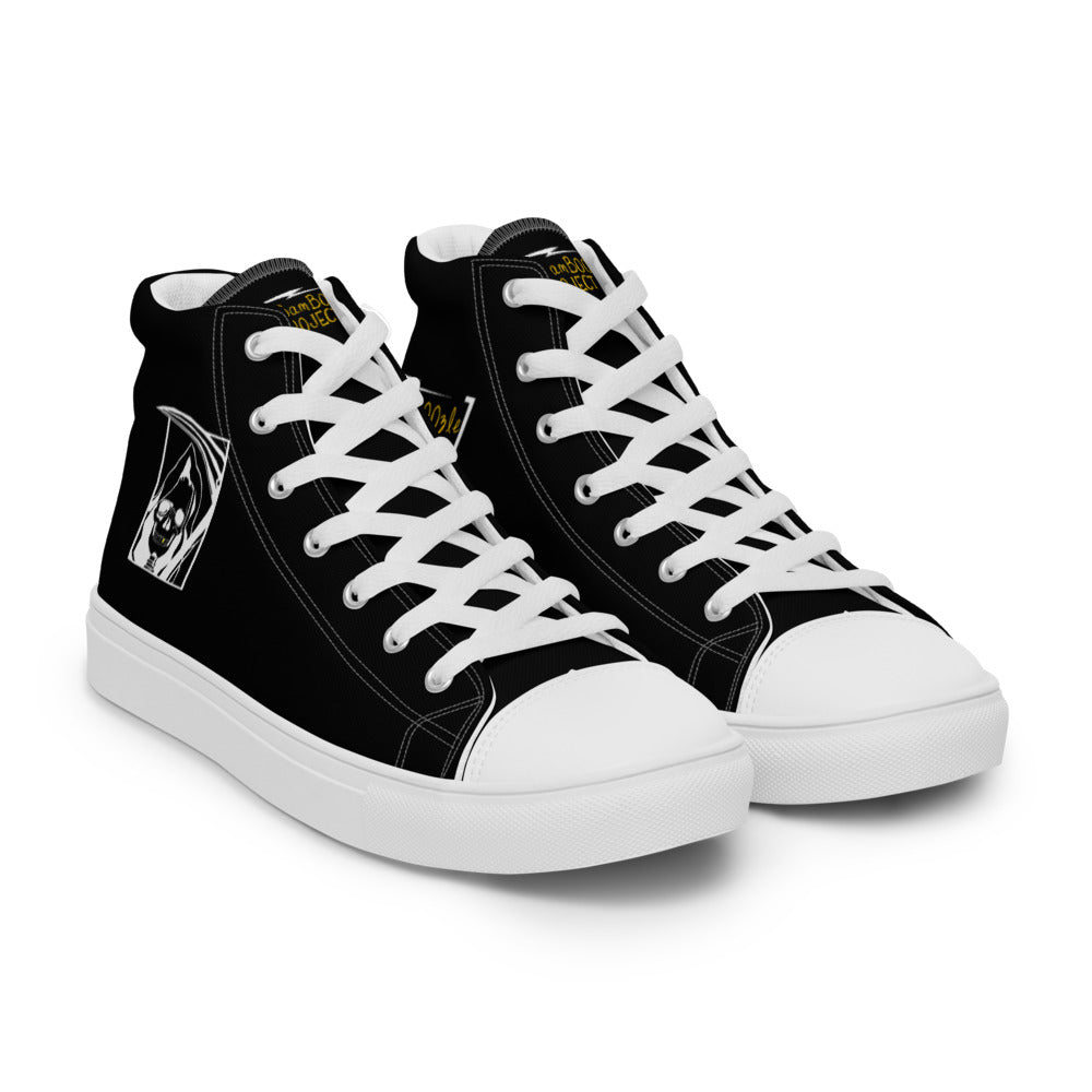 Women’s Gold Tooth Reaper high top canvas shoes