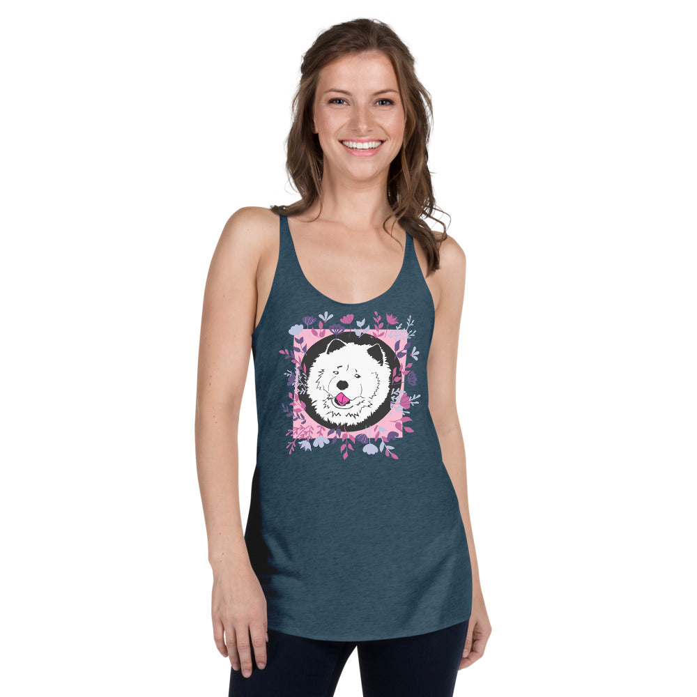 Floralpup Women's Racerback Tank