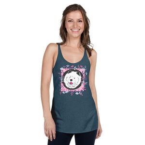 Floralpup Women's Racerback Tank