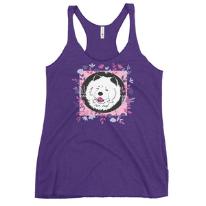 Floralpup Women's Racerback Tank
