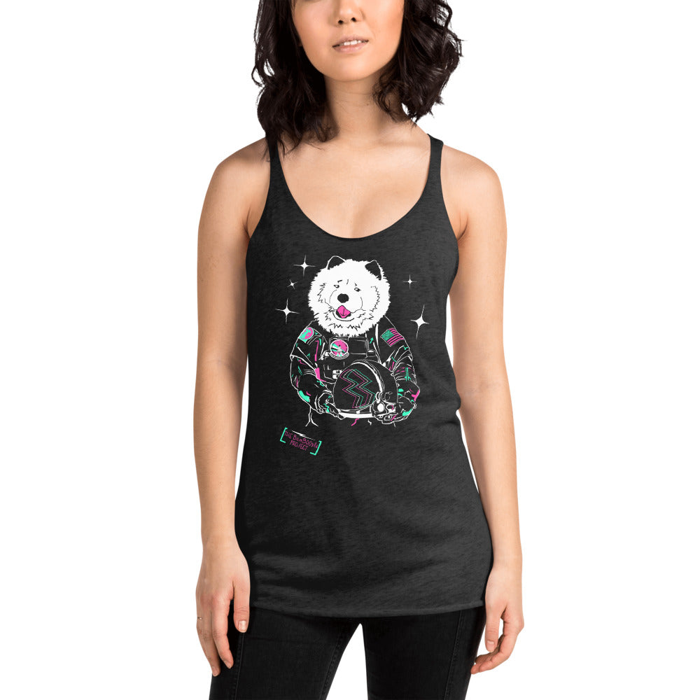Chimothy Chowder Astropup Women's Racerback Tank