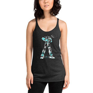 Robot Karaoke Women's Racerback Tank