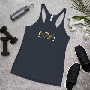 BamBoozle Project Yellow Women's Racerback Tank