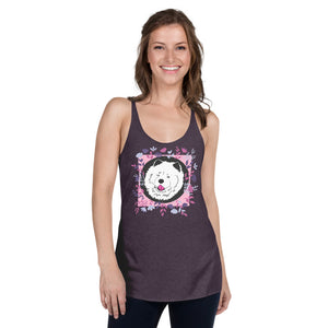 Floralpup Women's Racerback Tank