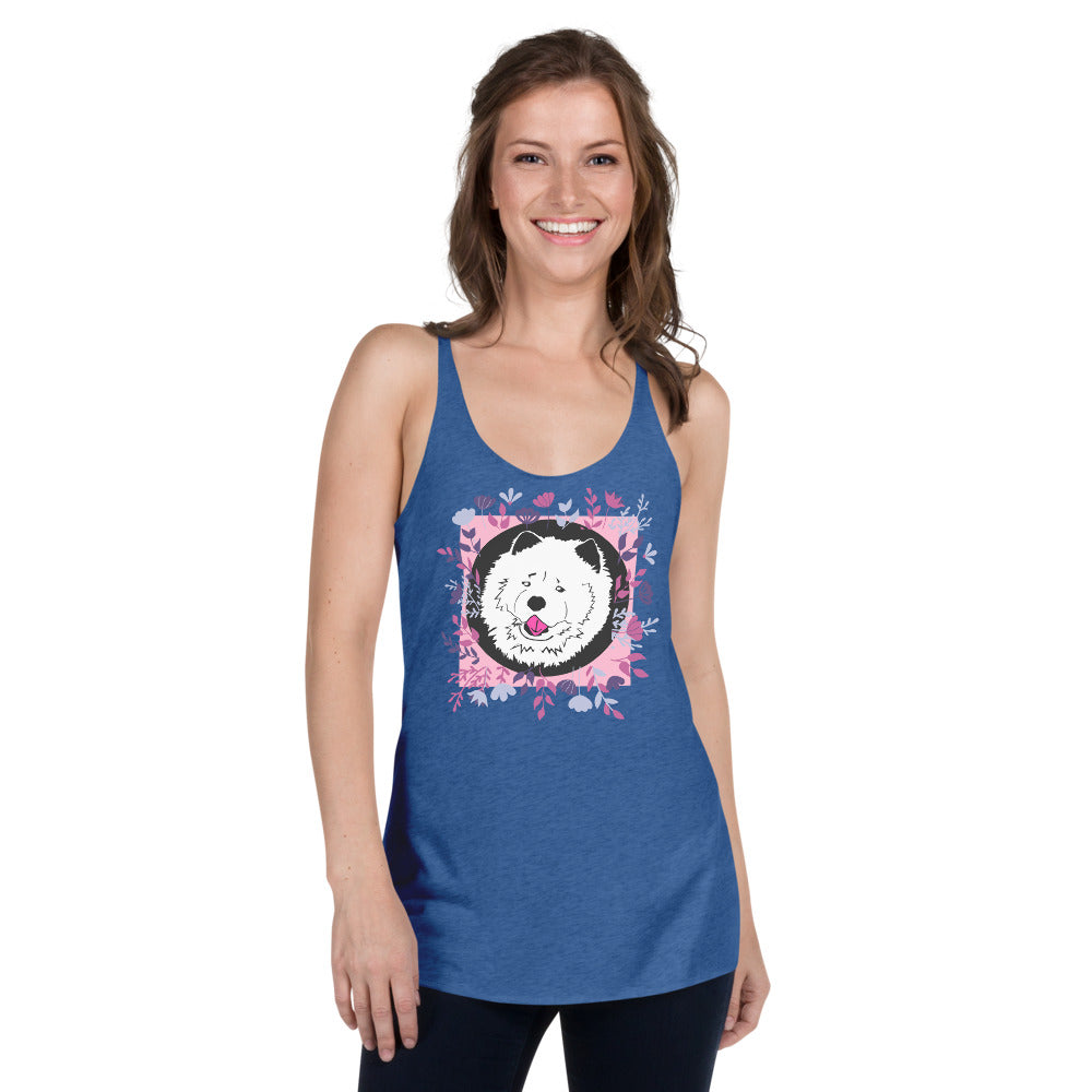 Floralpup Women's Racerback Tank