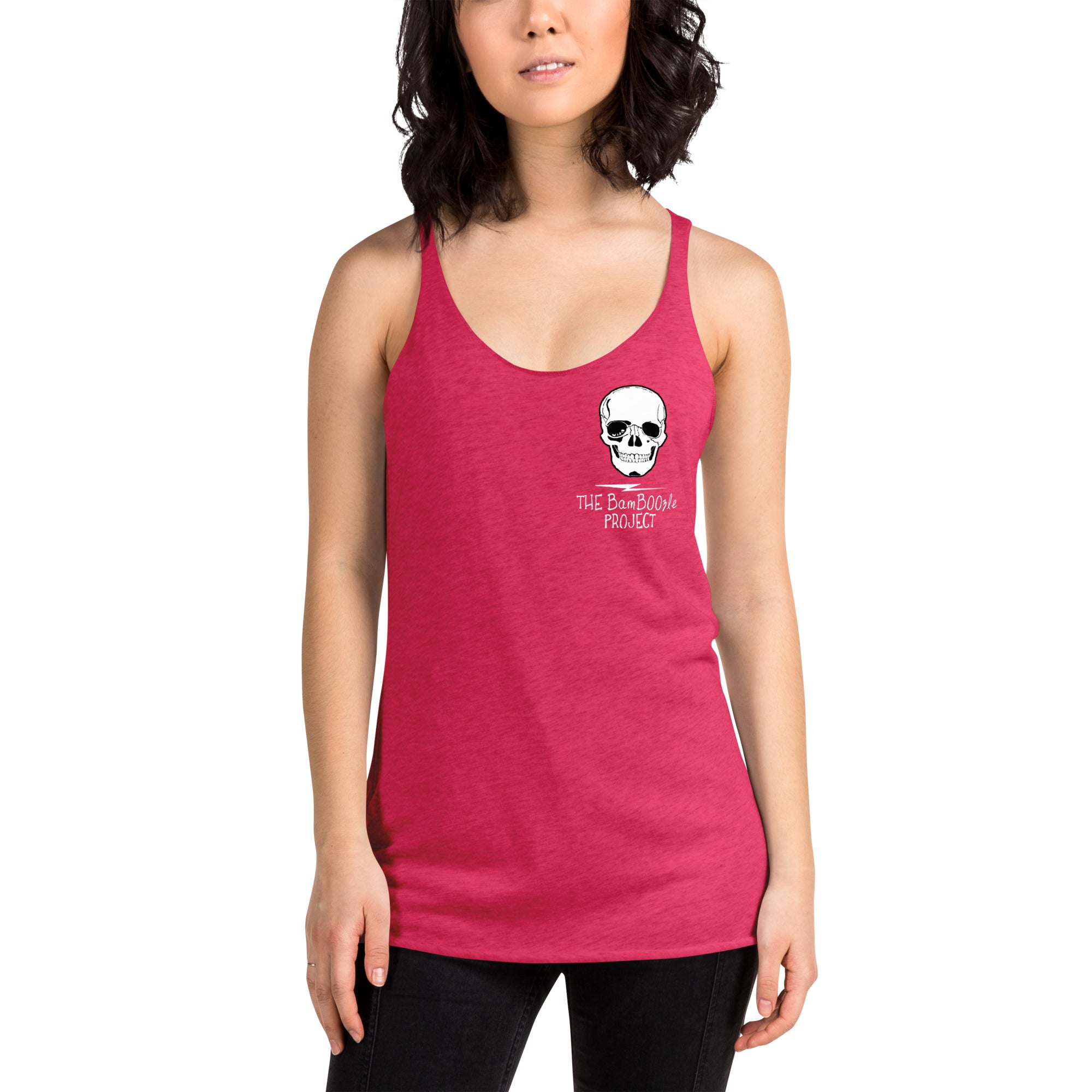 Skull Crusher Left Women's Racerback Tank